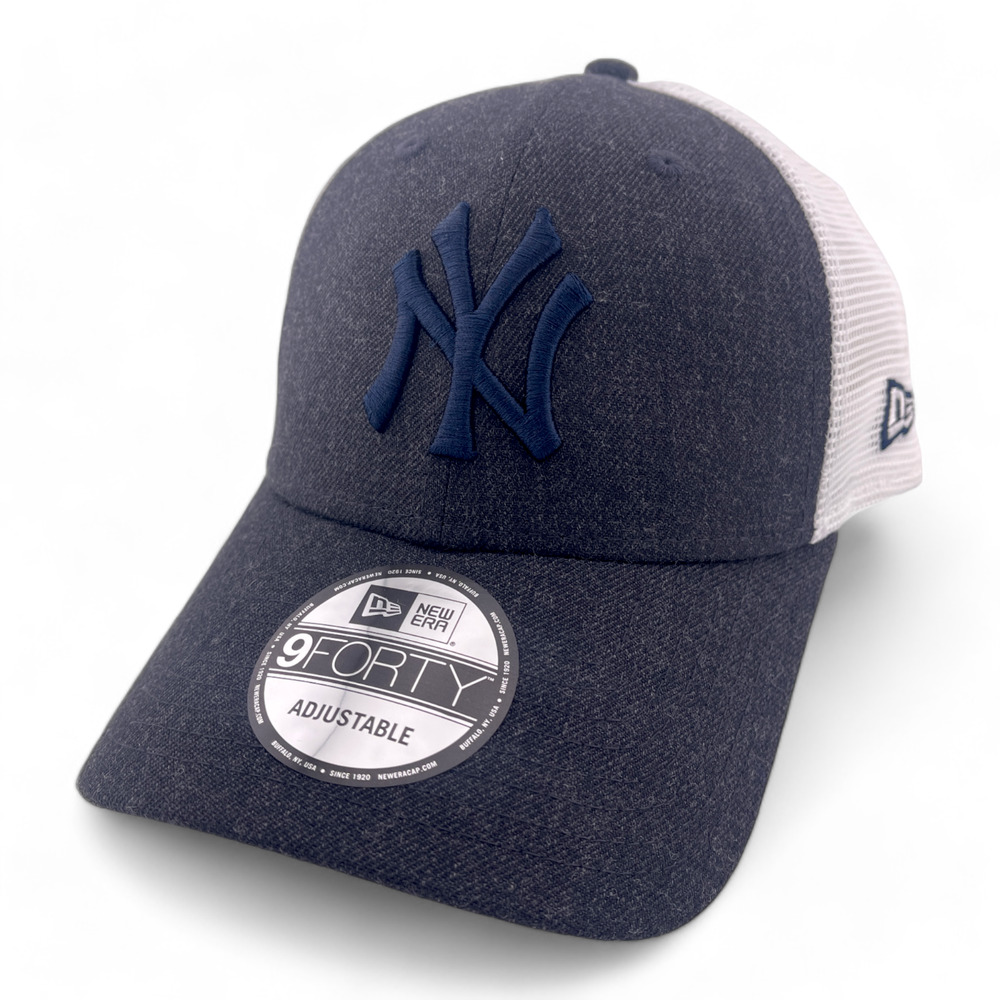 New Era New York Yankees MLB Navy Homefield 9Forty Mesh Snapback Adjustable Hat